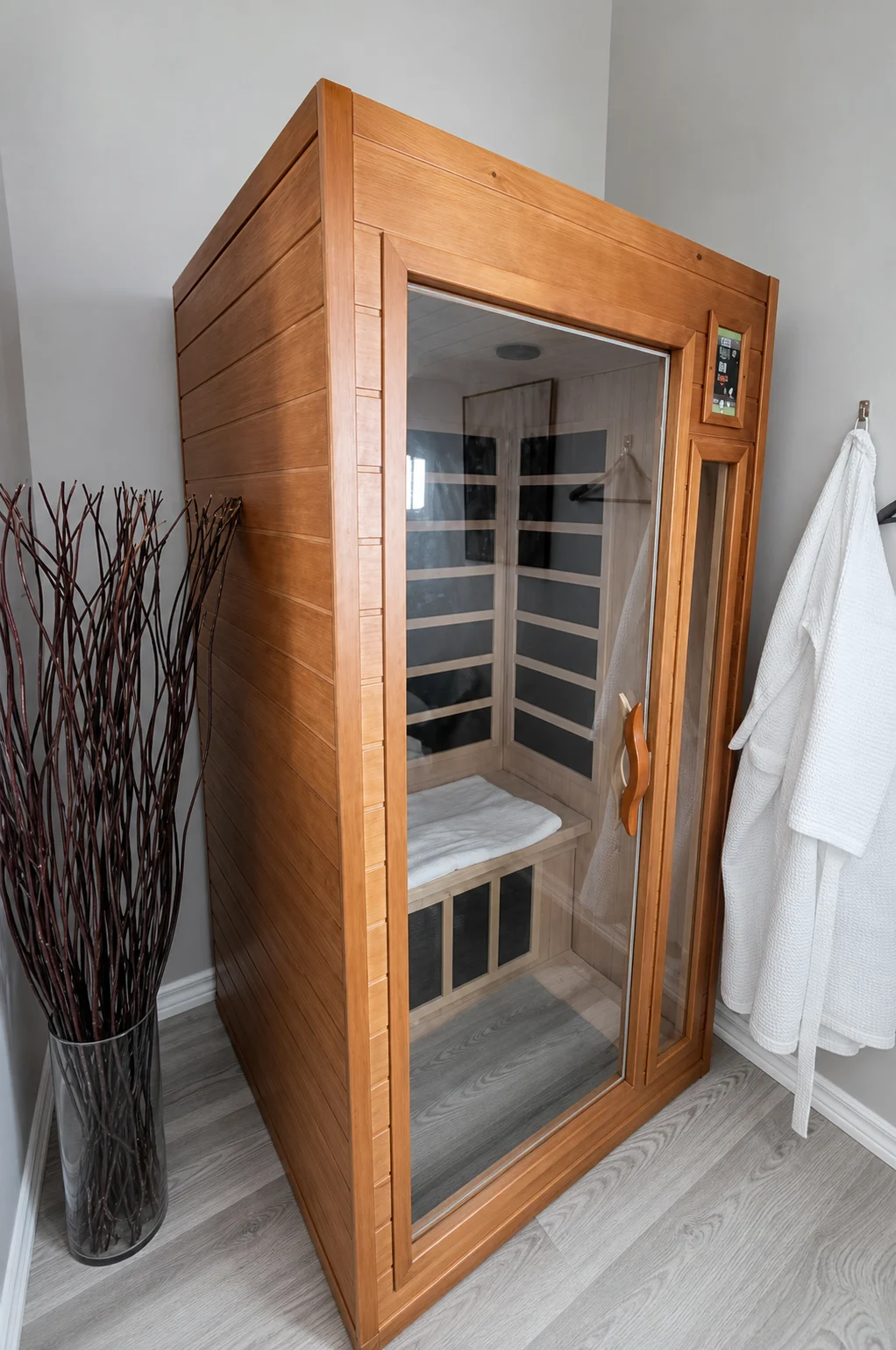 Infrared sauna at Islington Wellness